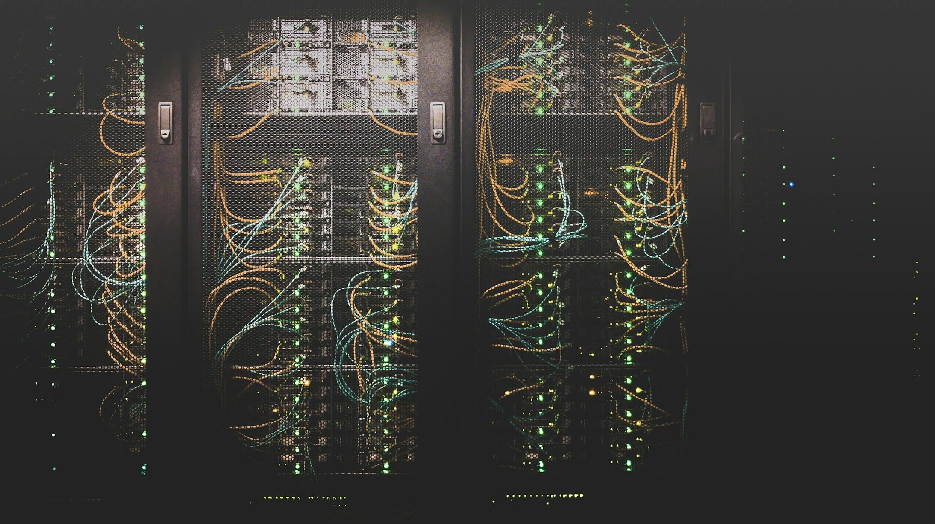 Managed hosting infrastructure — servers in a data center