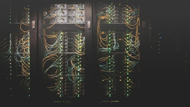 Managed hosting infrastructure, servers in a data center