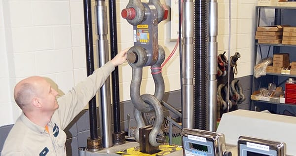 Force calibration equipment including load cells, dynamometers, and force gauges arranged for ship-in service