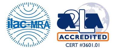 A2LA ISO/IEC 17025 accreditation logo for Michelli calibration laboratories