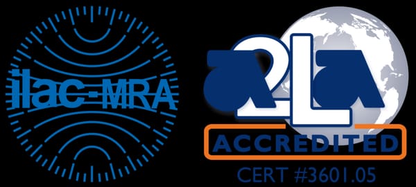 A2LA ISO/IEC 17025 accreditation logo for Michelli's Mobile, Alabama calibration lab