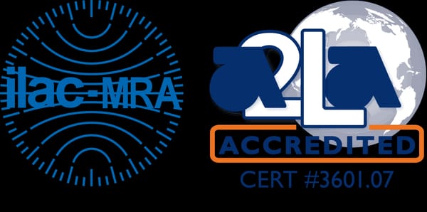 A2LA ISO/IEC 17025 accreditation logo for Michelli's Savannah, Georgia calibration lab