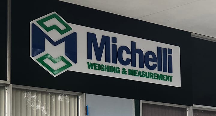 Michelli Weighing and Measurement corporate office exterior sign