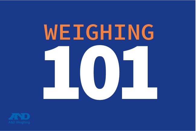 A&D Weighing 101 expert library infographic