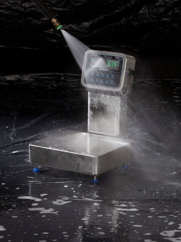 Avery Weigh-Tronix ZQ375 washdown-rated checkweigher for food production environments