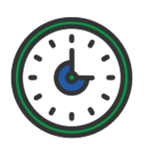 Wasted Time icon representing hours lost searching for misfiled calibration paperwork