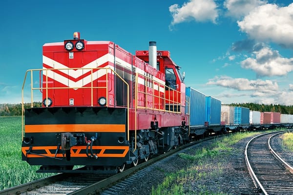 Transportation and logistics facility with truck scale and ticketing system used for freight weighing and load records