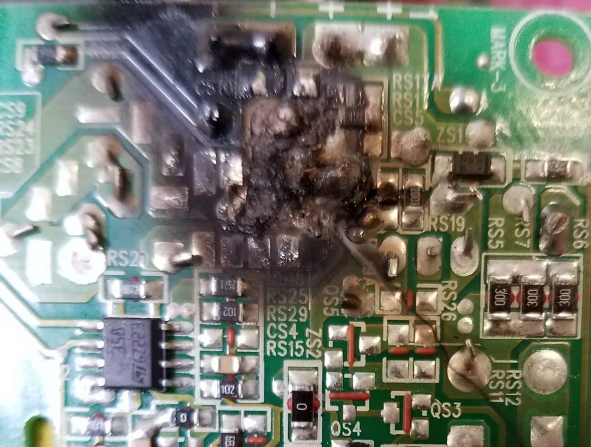 A fried scale circuit board can cause downtime