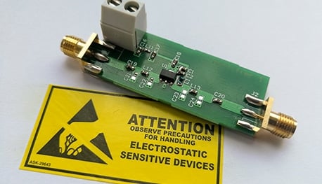 Electrostatic sensitive device label