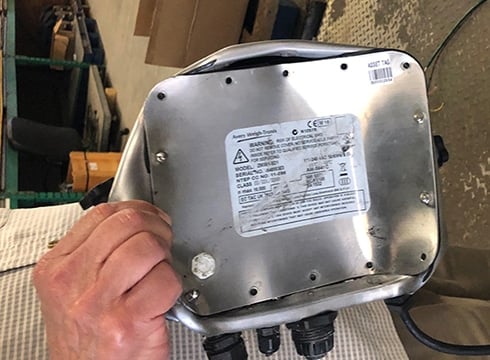 Destroyed scale indicator