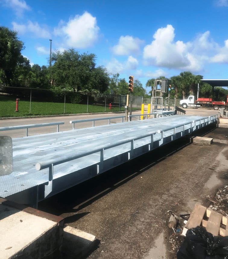Galvanized truck scale from BTEK