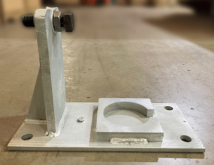 Galvanized plate