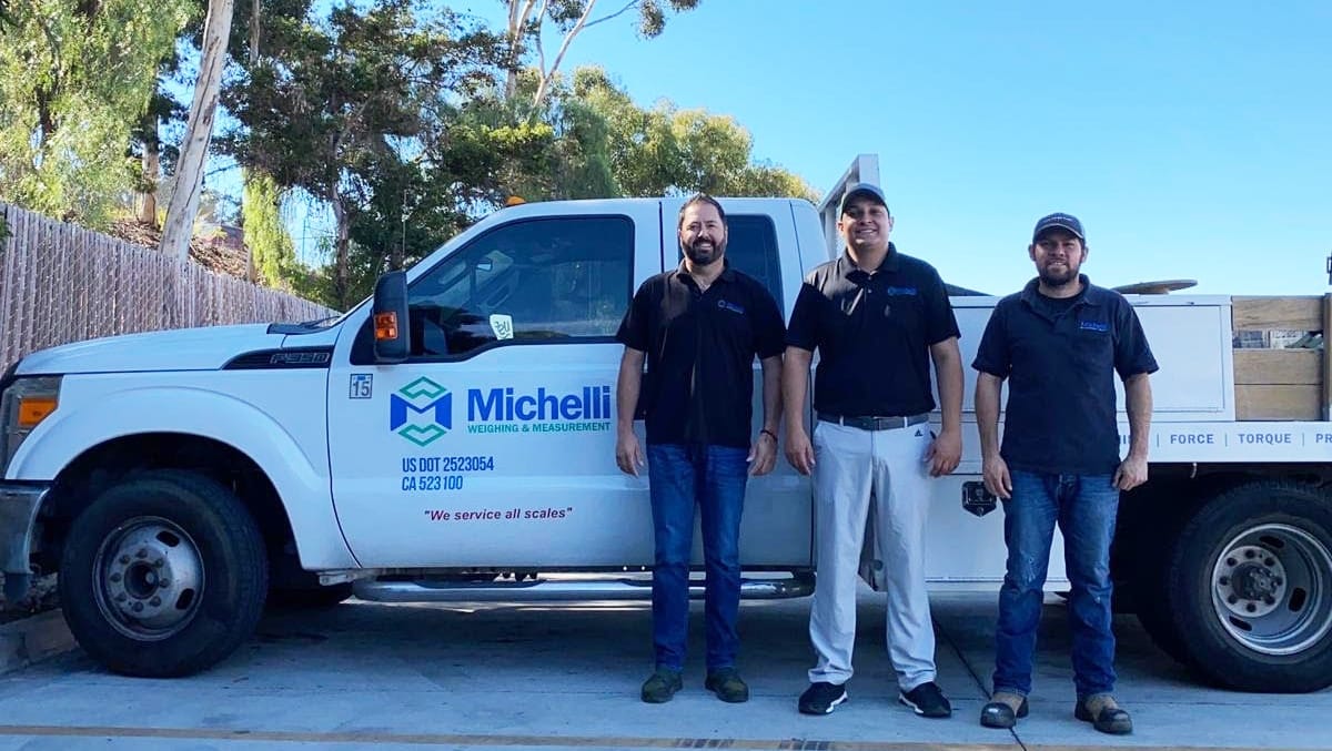 Michelli Weighing & Measurement San Diego team members posing together