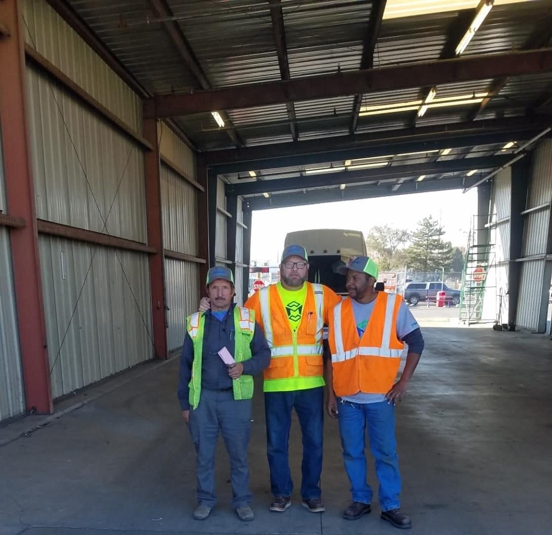 Michelli service team collaborating on a customer site installation