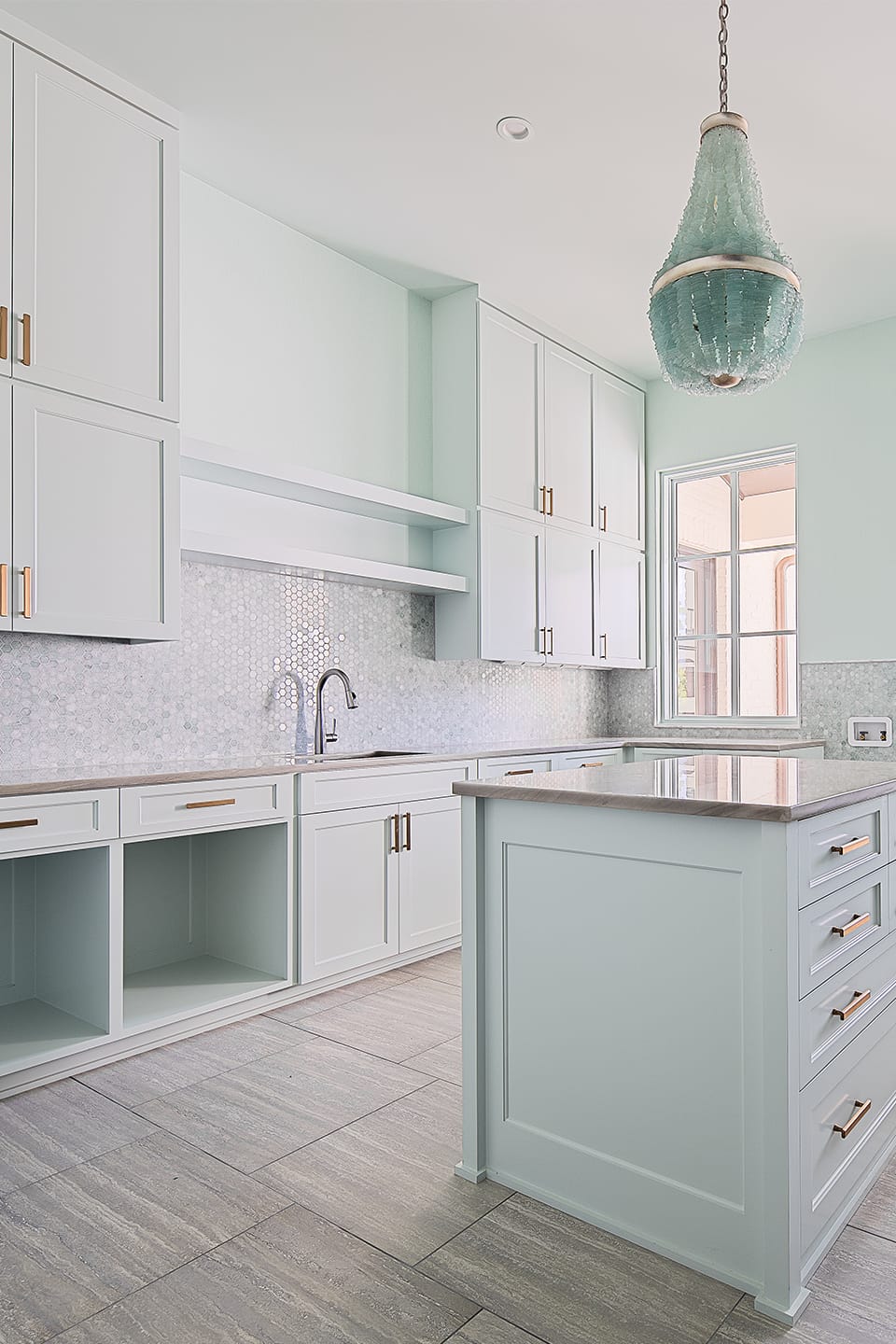 Laundry room with custom cabinetry