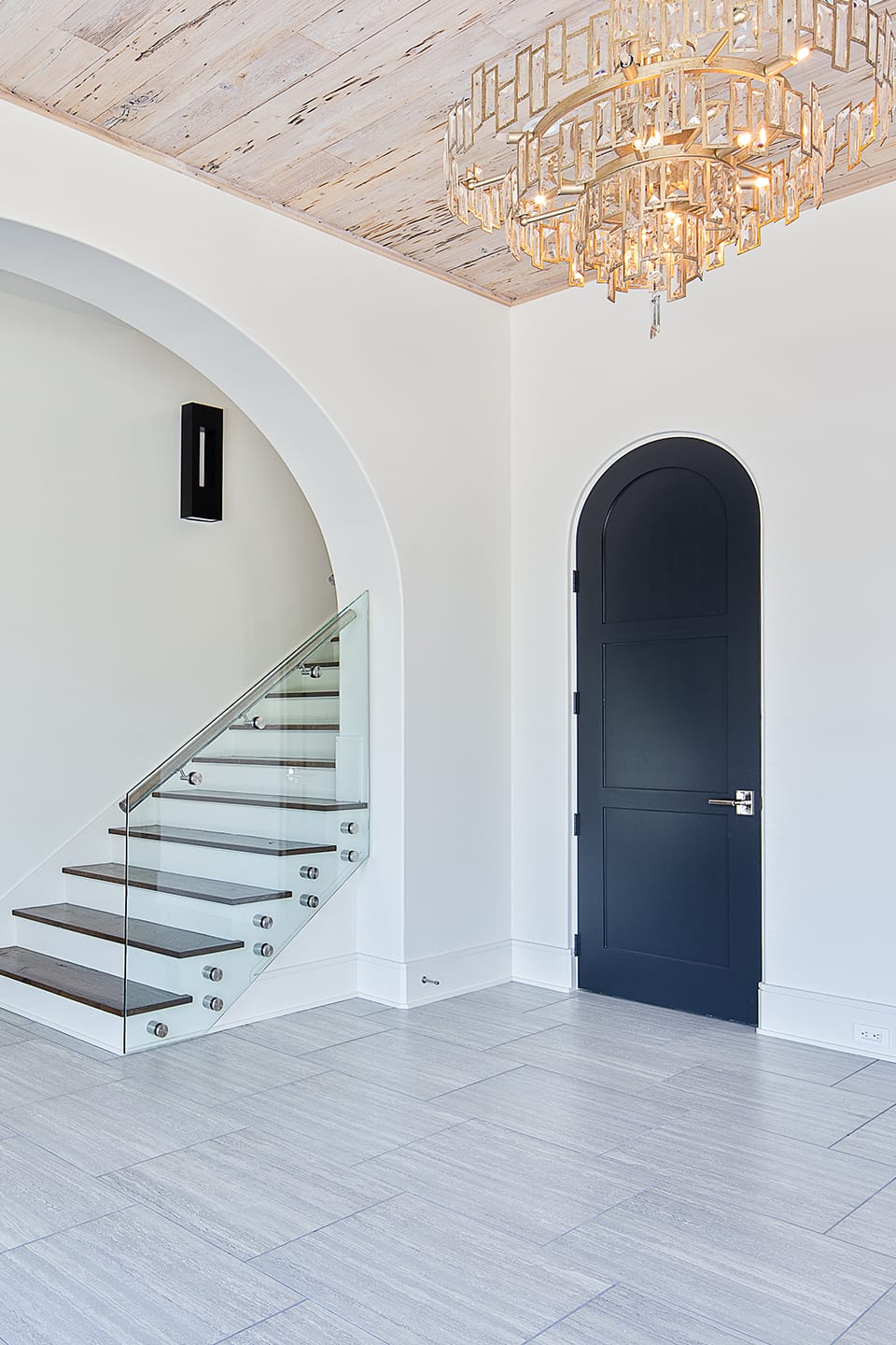 Stairs and pantry door