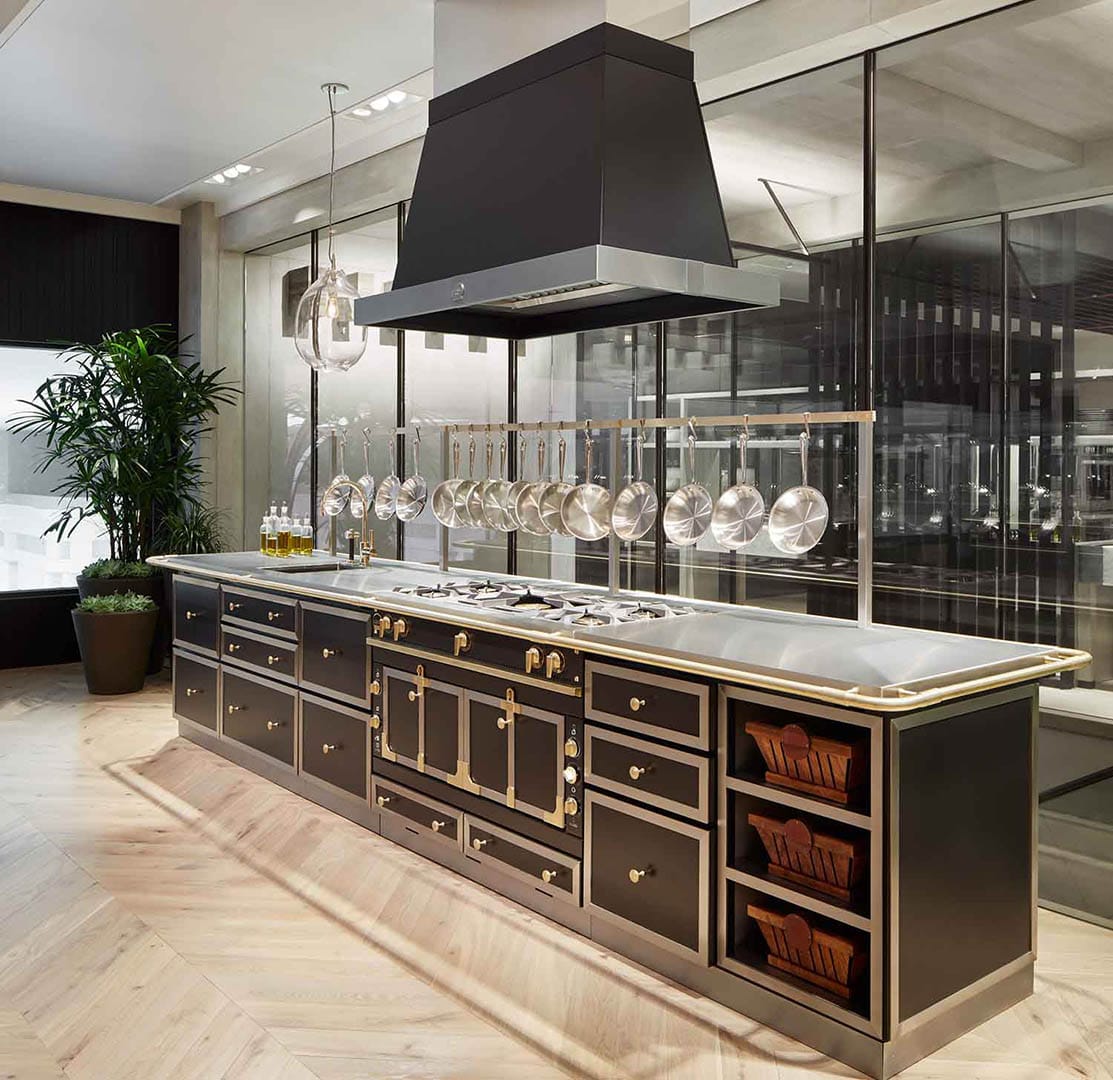 Luxury kitchen with high-performance appliances