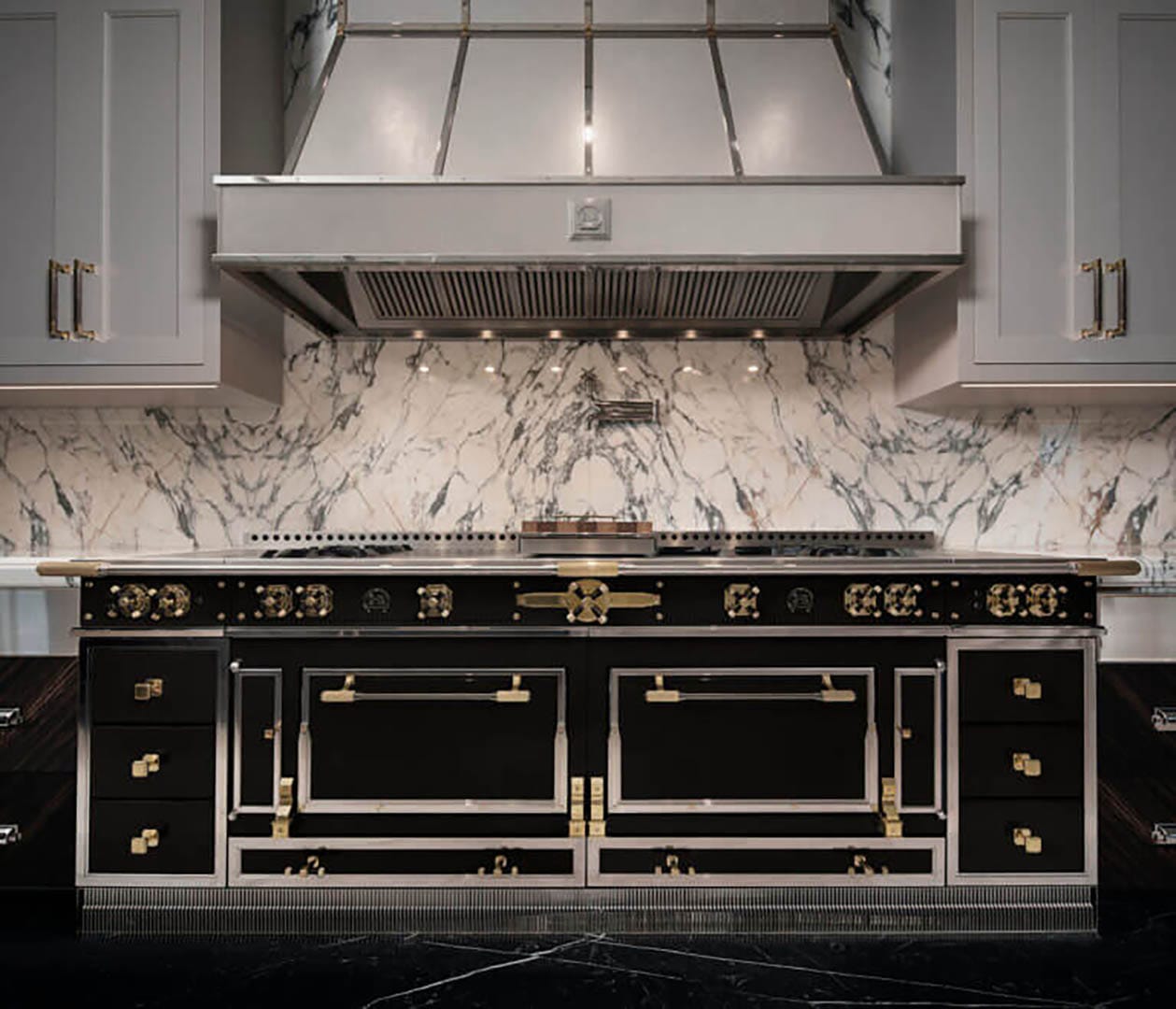 Premium kitchen appliances detail