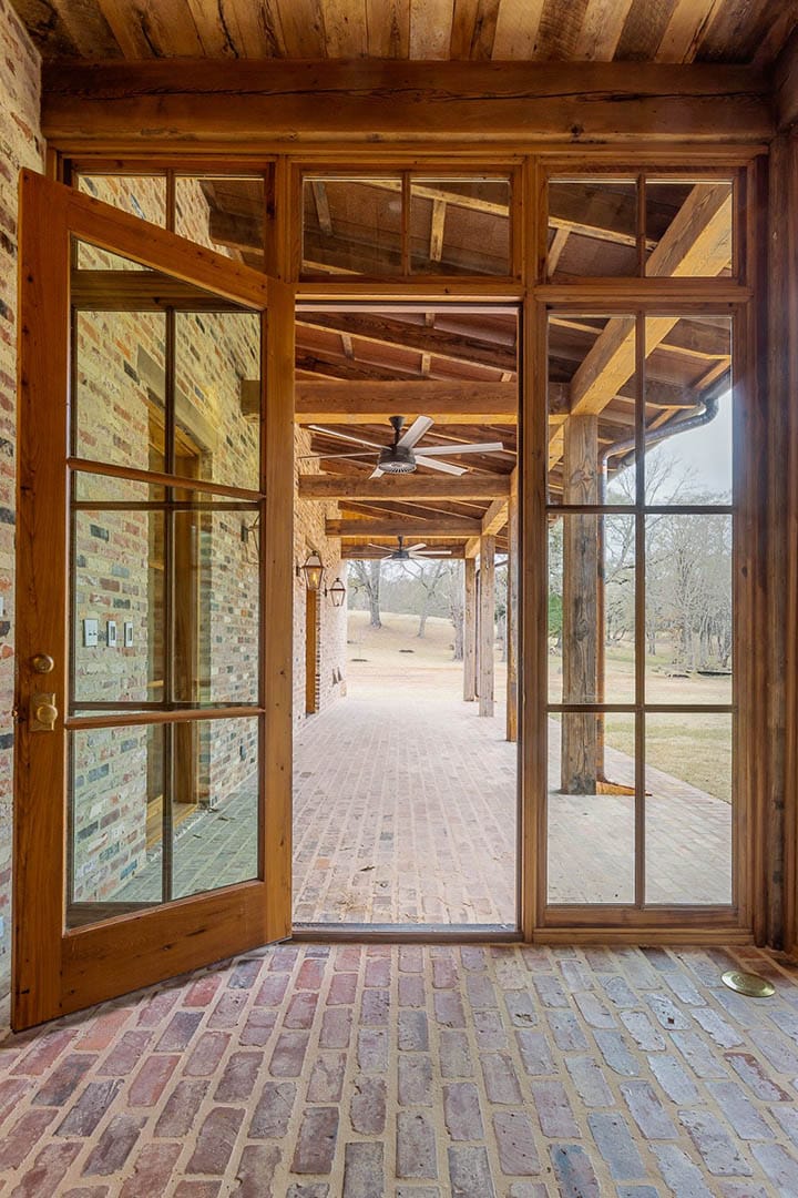 Marvin door with sidelights