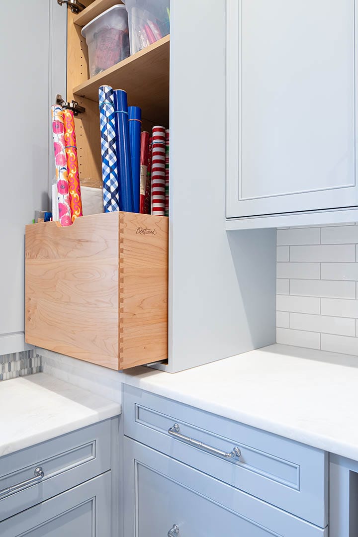 Custom cabinetry detail shot