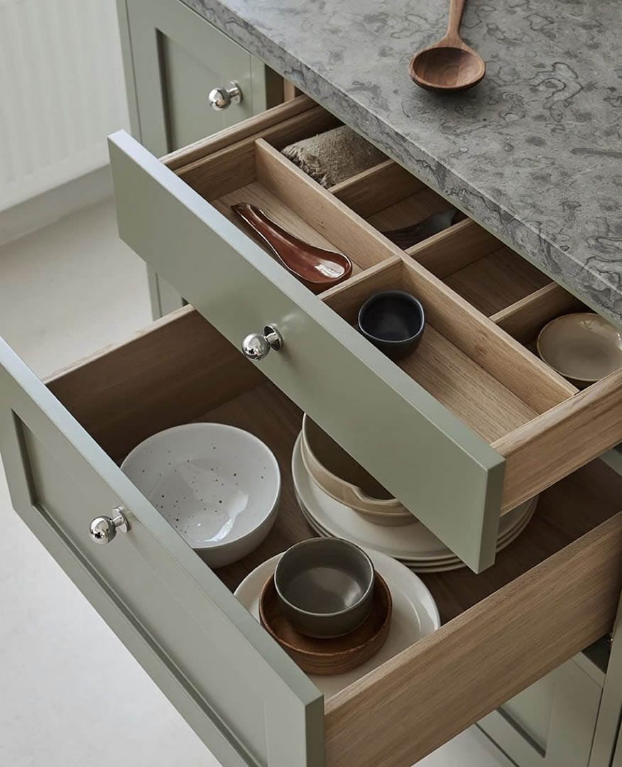 Custom cabinetry in kitchen