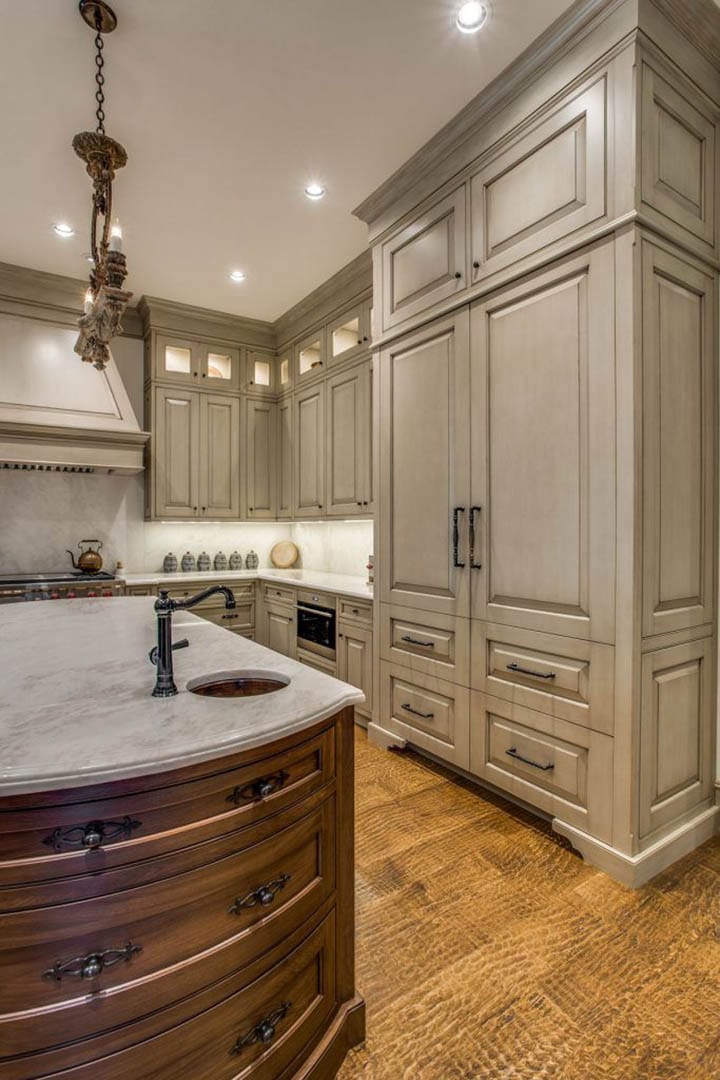 Custom cabinetry portrait shot