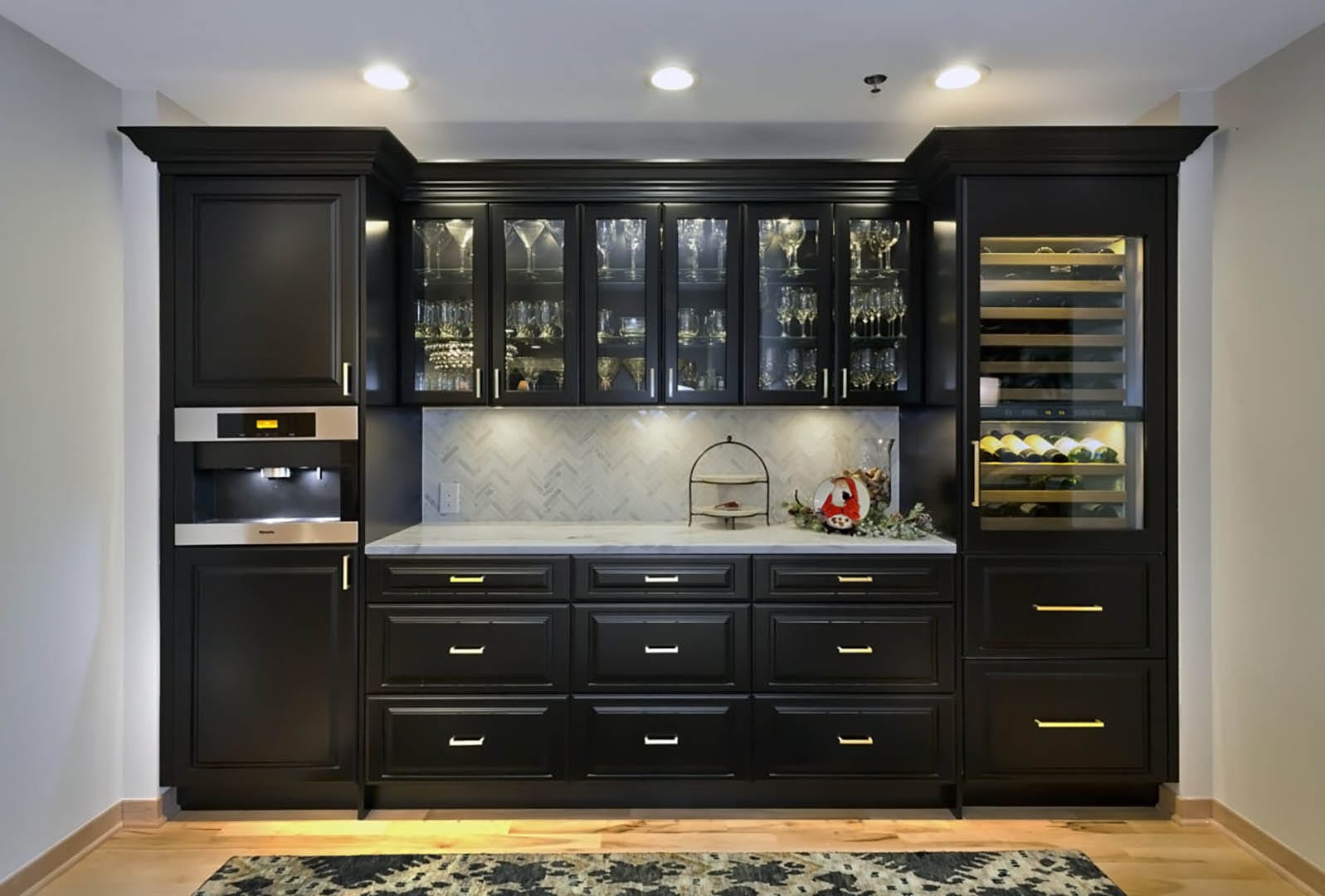 Custom cabinetry in open kitchen