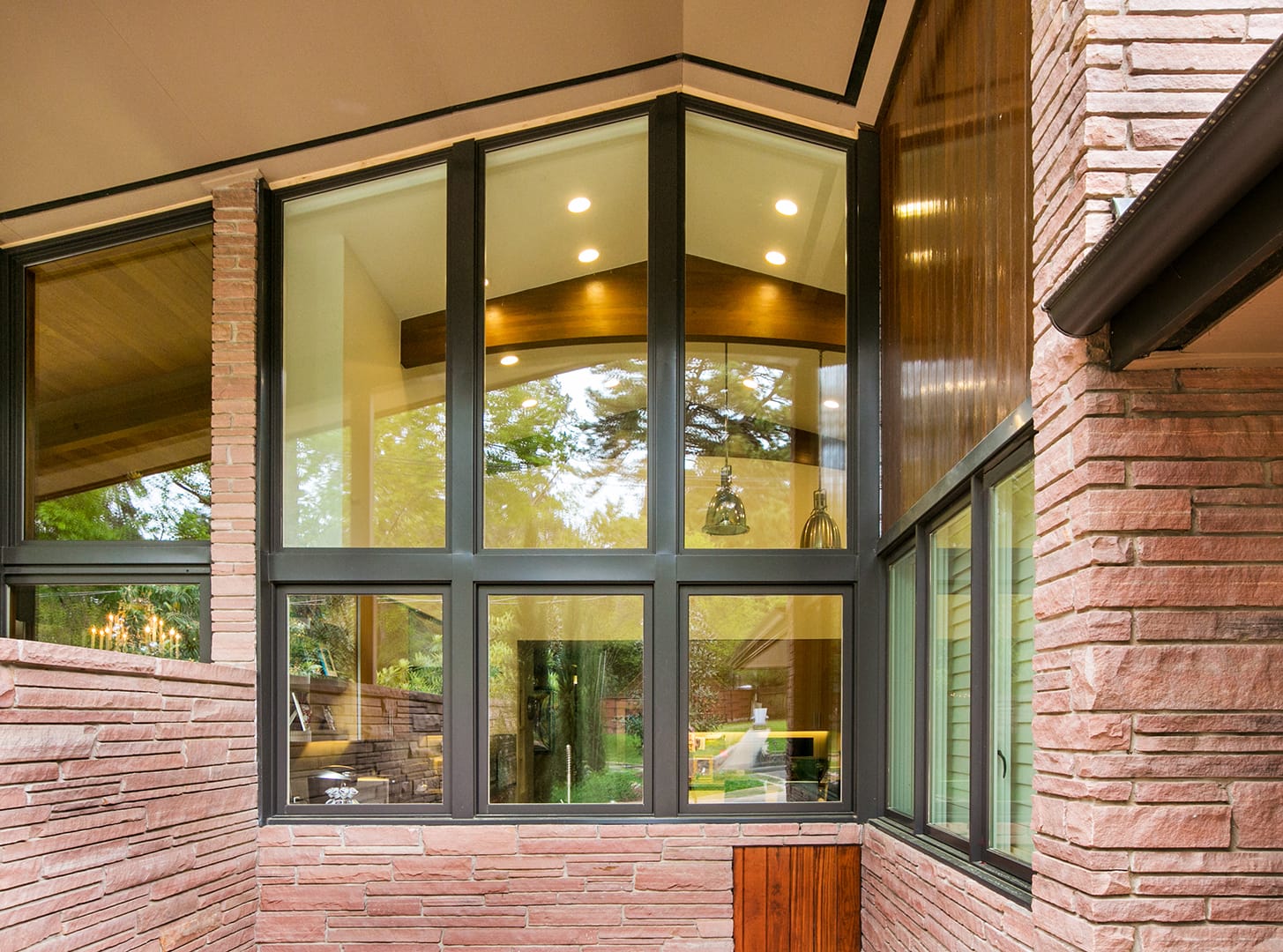 Marvin windows landscape living area