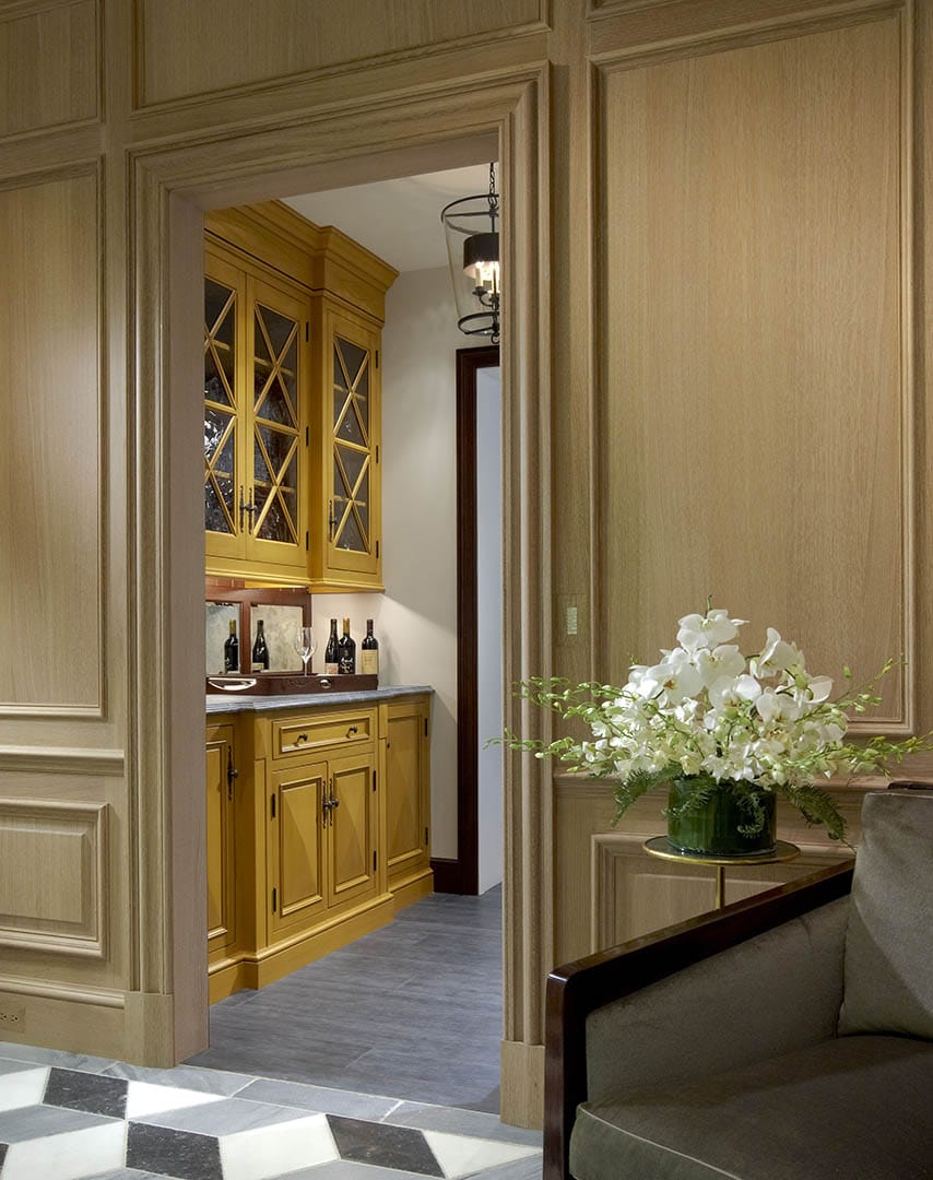 Custom cabinetry detail portrait