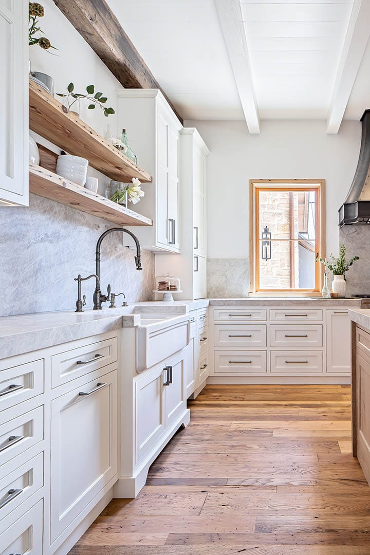 Custom cabinetry portrait view
