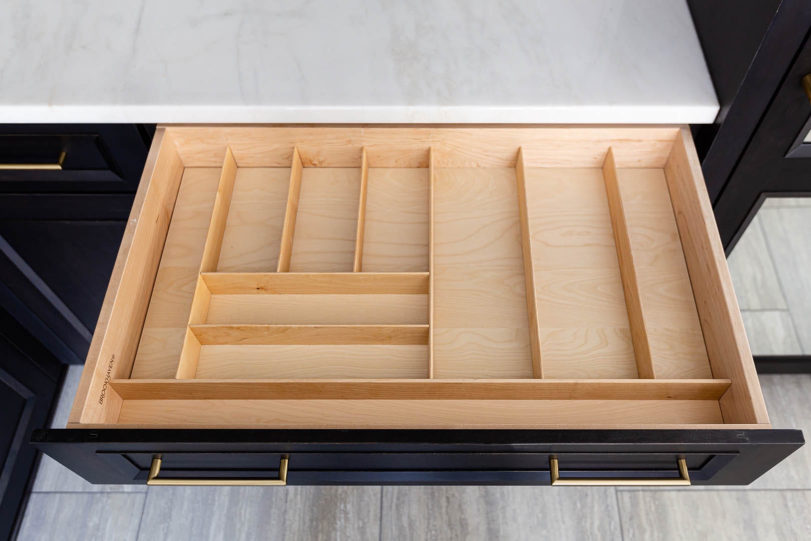 Custom cabinetry landscape view