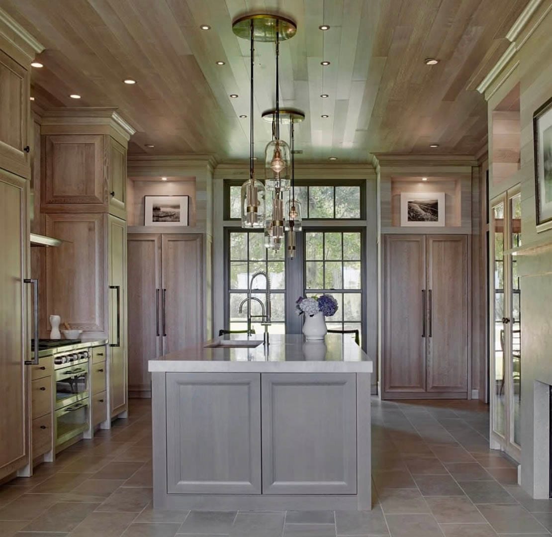 Custom cabinetry near-square detail