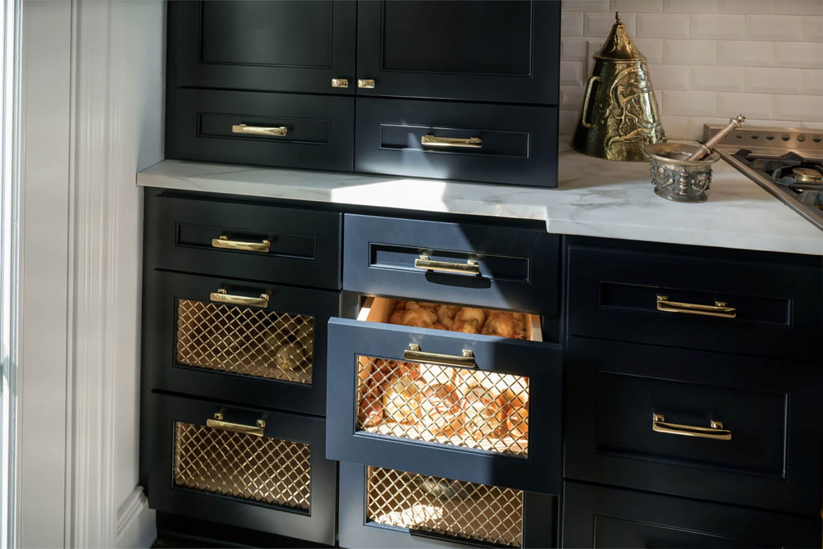 Custom cabinetry kitchen landscape