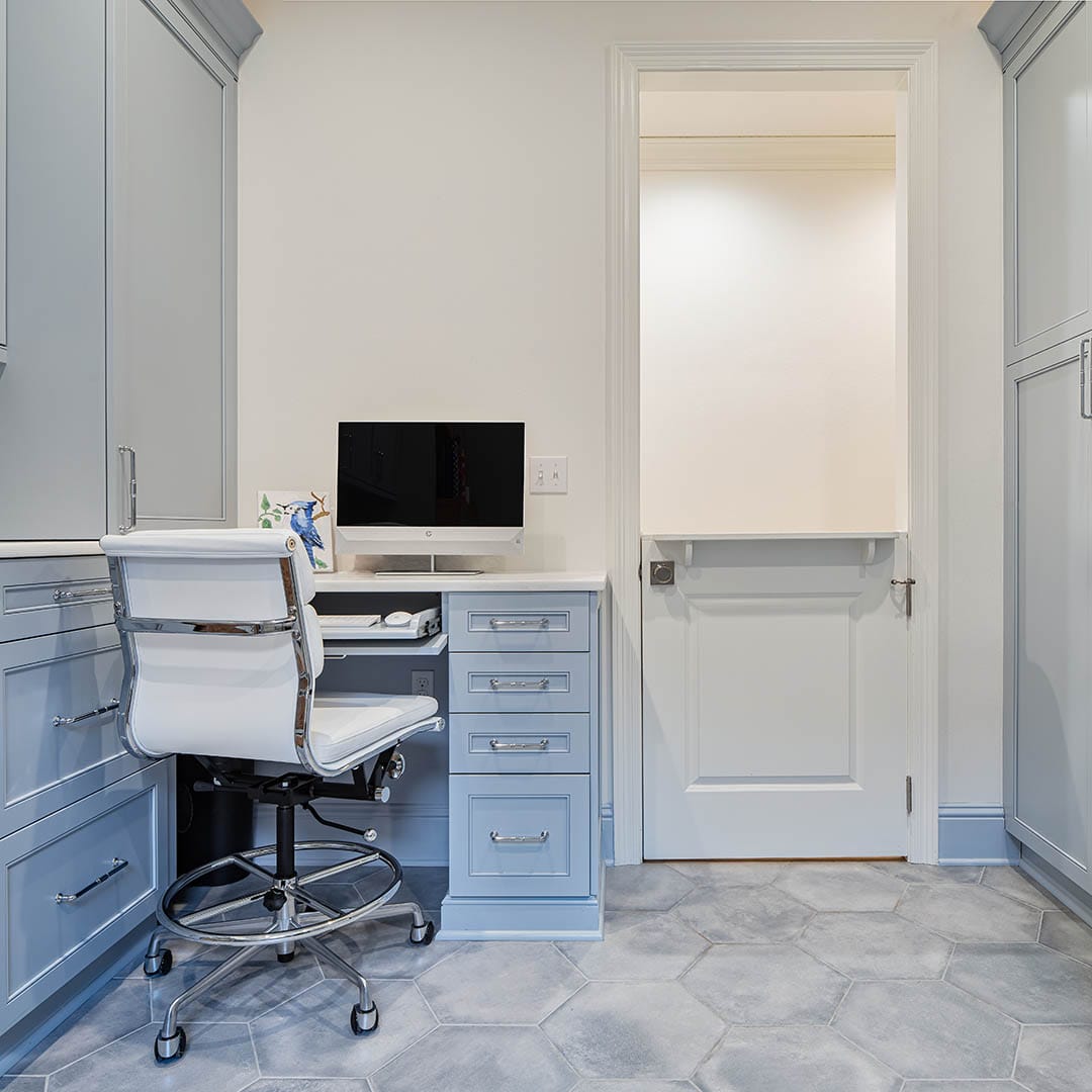 Custom cabinetry square detail