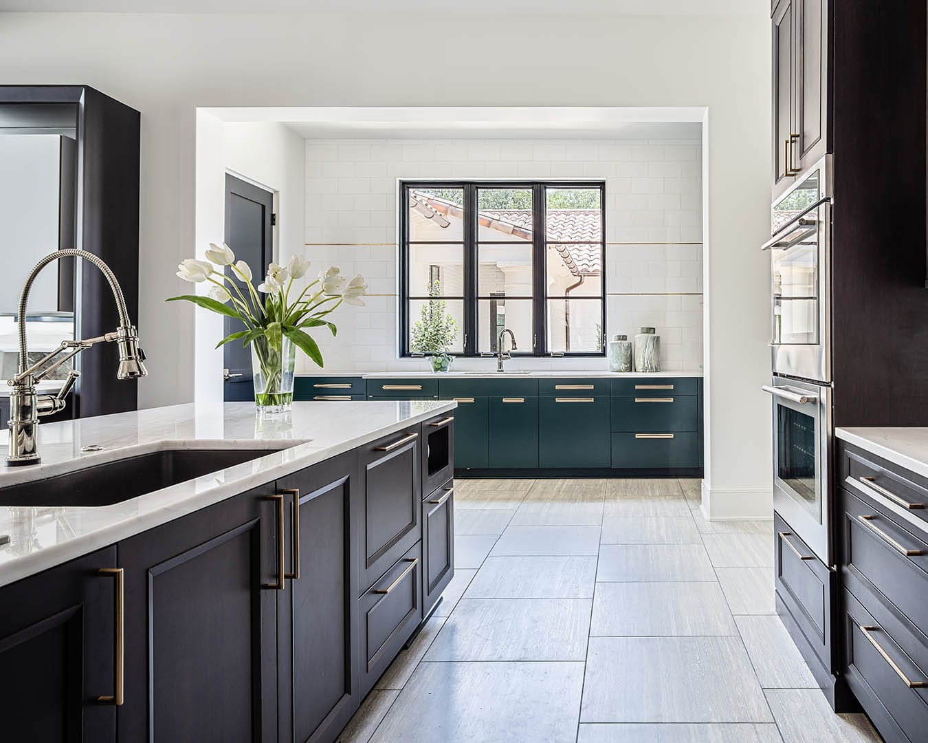 Custom cabinetry near-square view