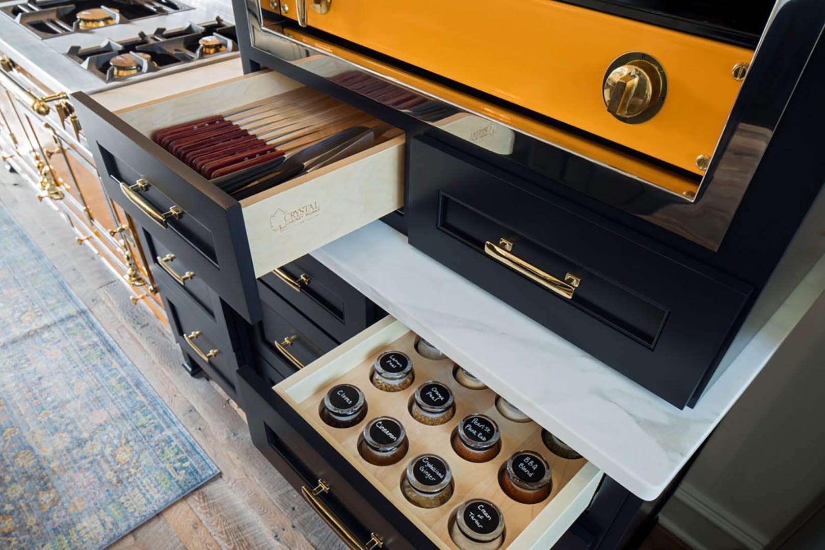 Custom cabinetry kitchen landscape