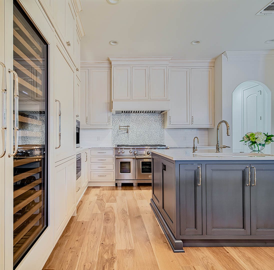 Custom cabinetry near-square view