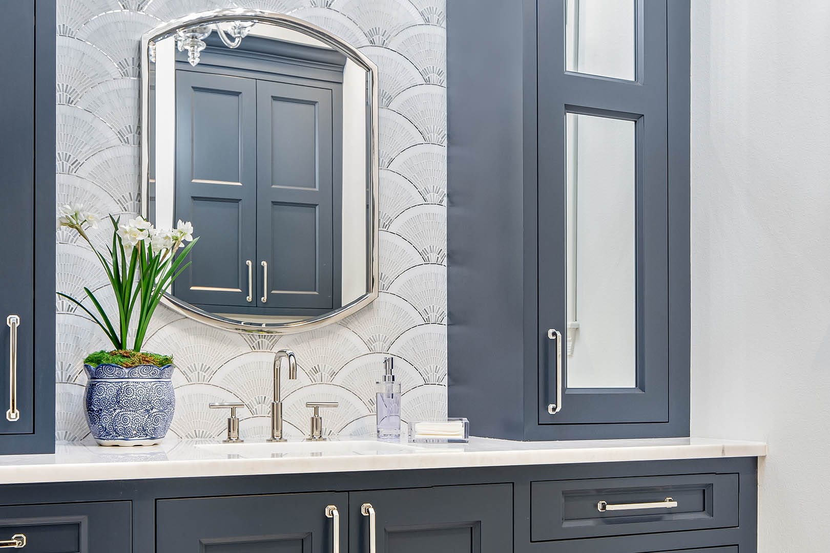 Custom cabinetry kitchen landscape