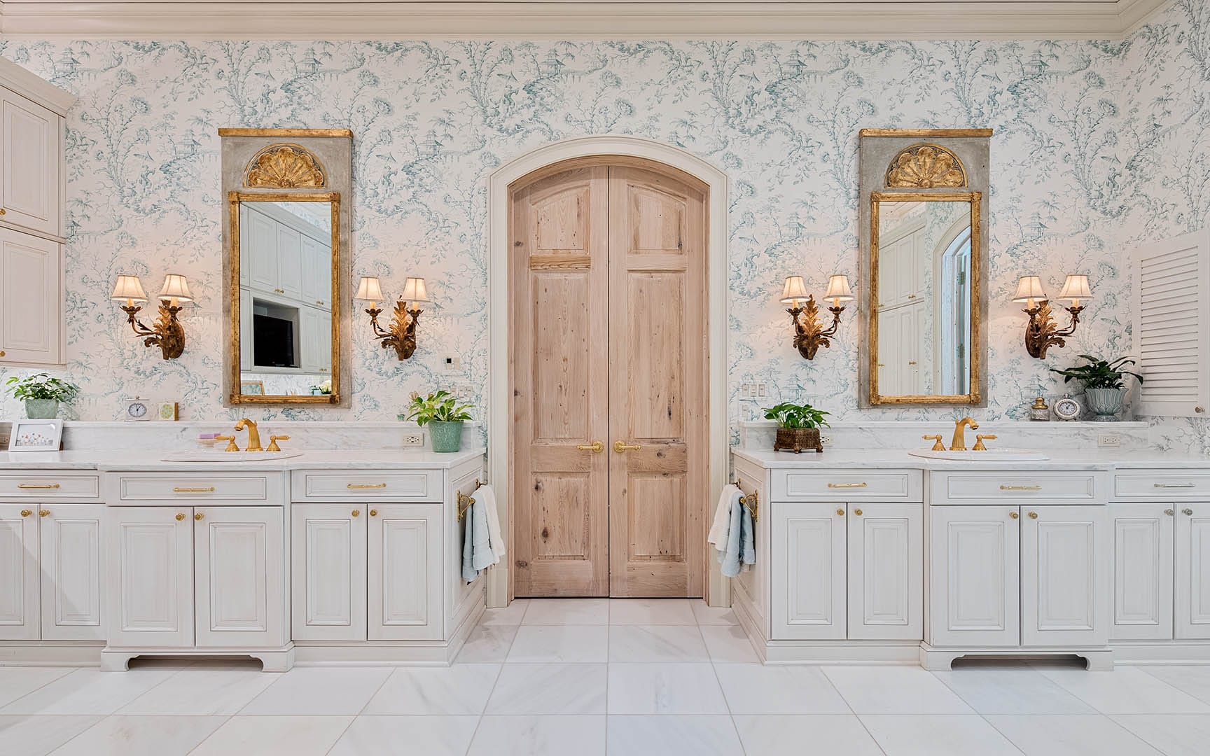 Custom cabinetry landscape view