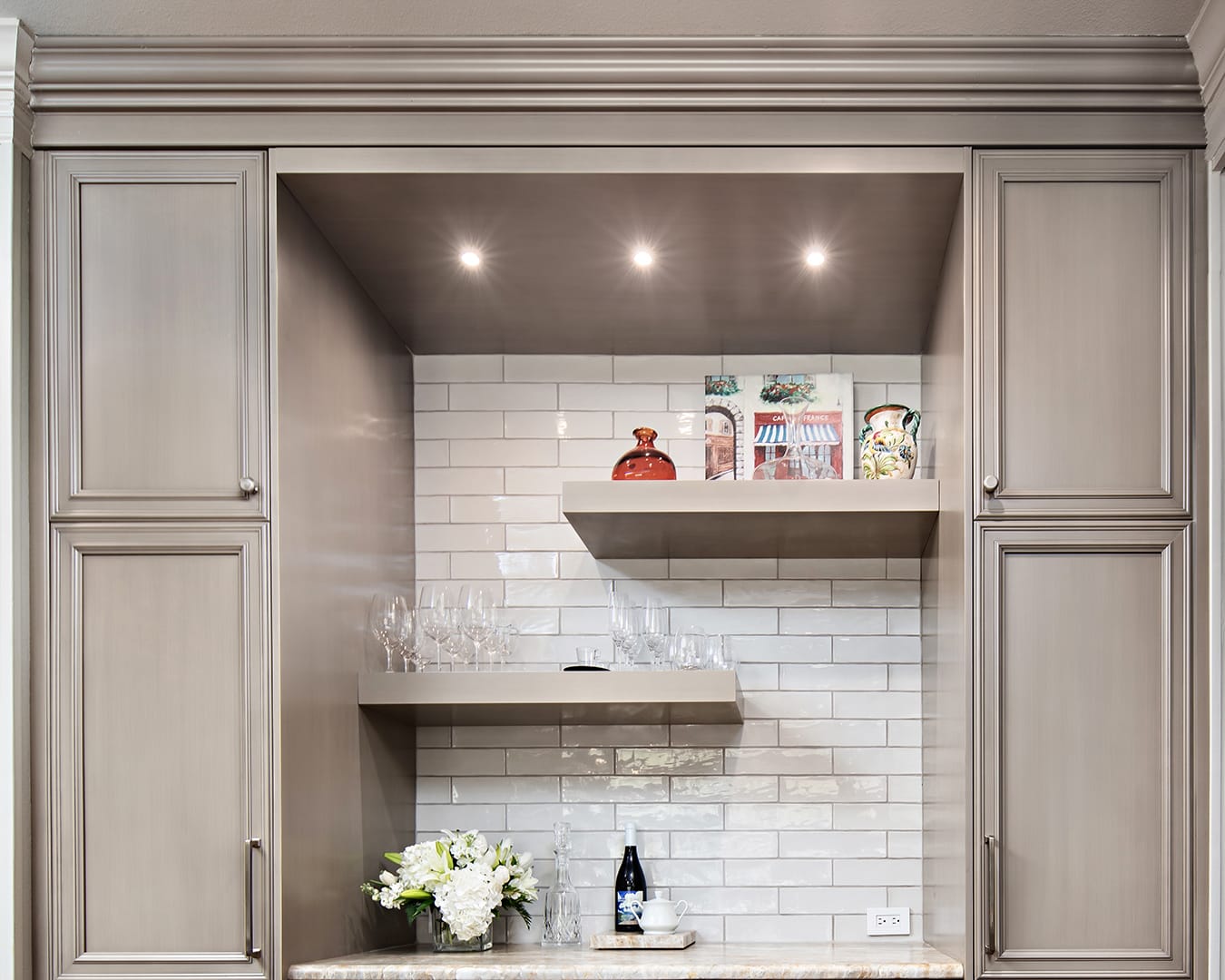 Custom cabinetry near-square view