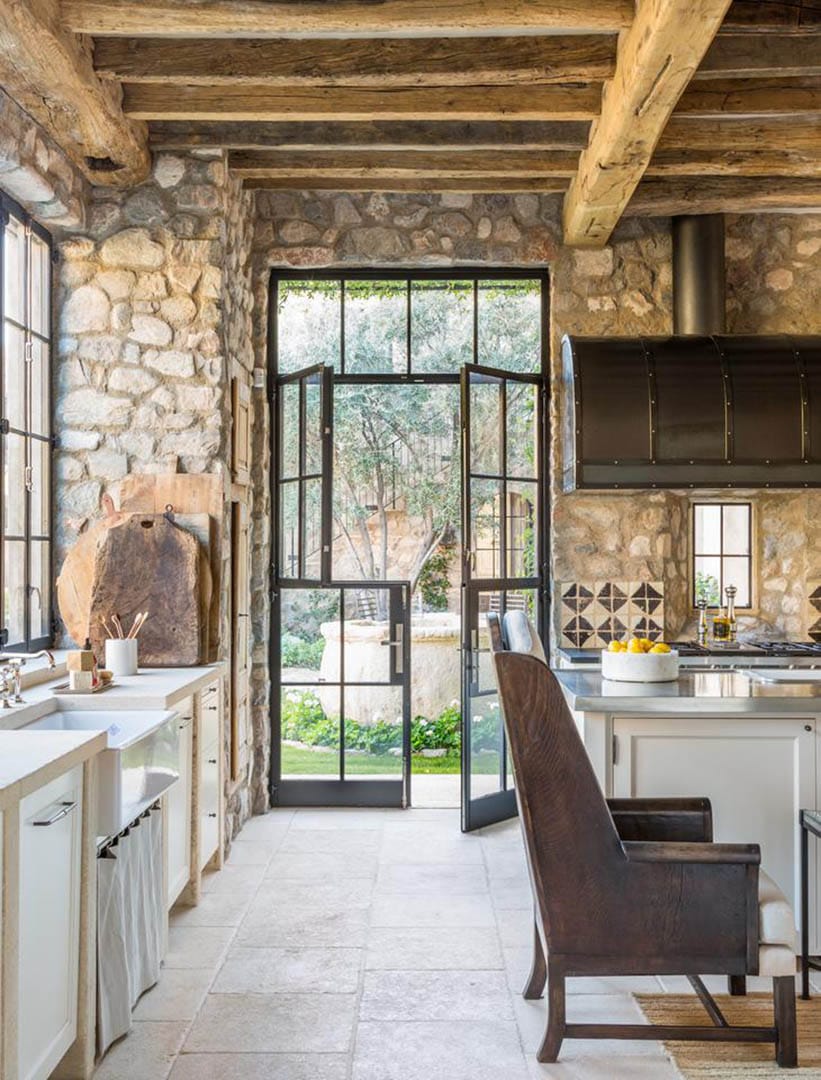Rehme custom steel windows in a luxury home