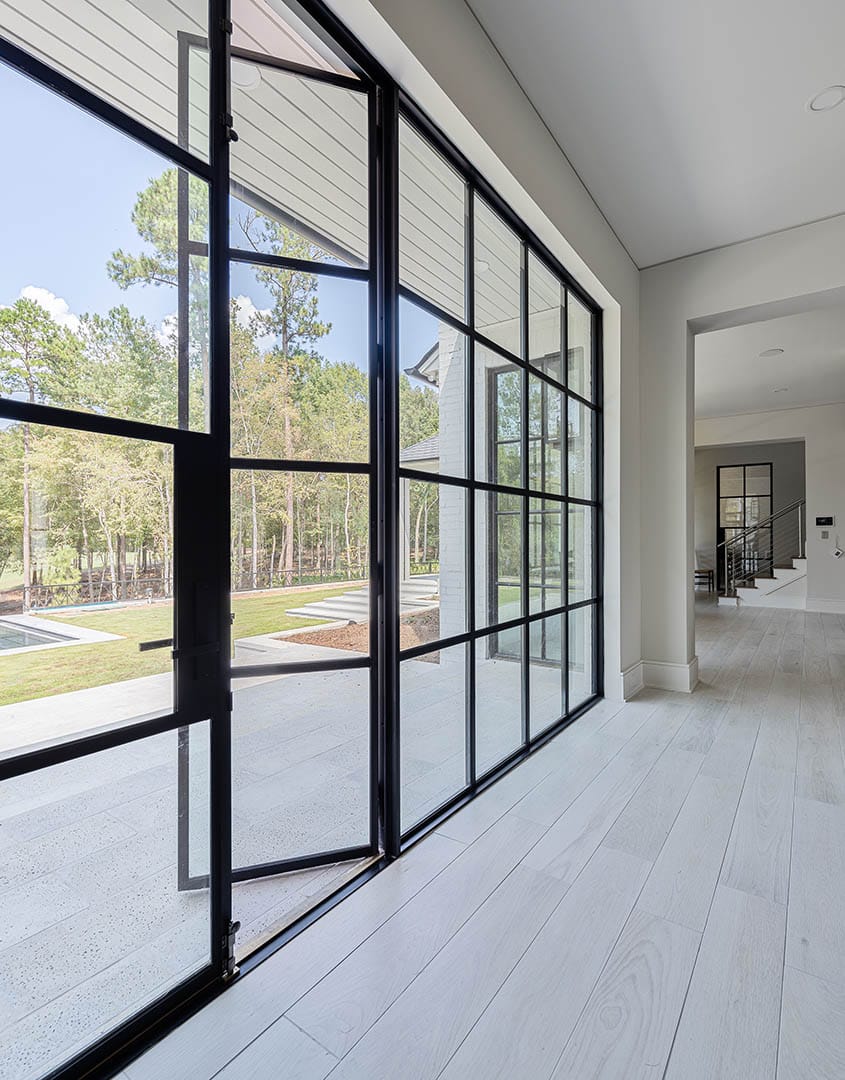 Rehme steel door in an elegant entryway