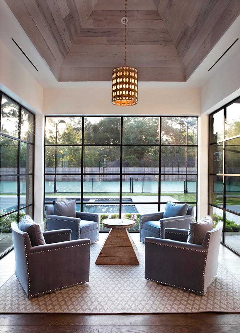 Rehme custom steel door in a luxury residence