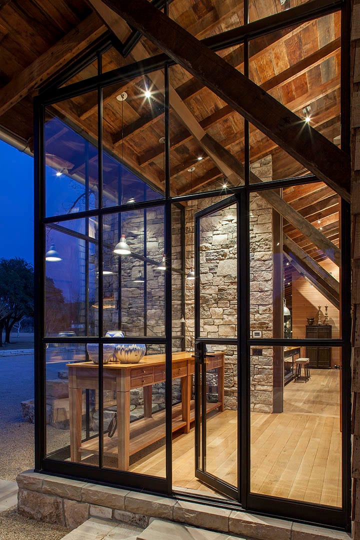 Rehme steel windows showcasing streamlined views