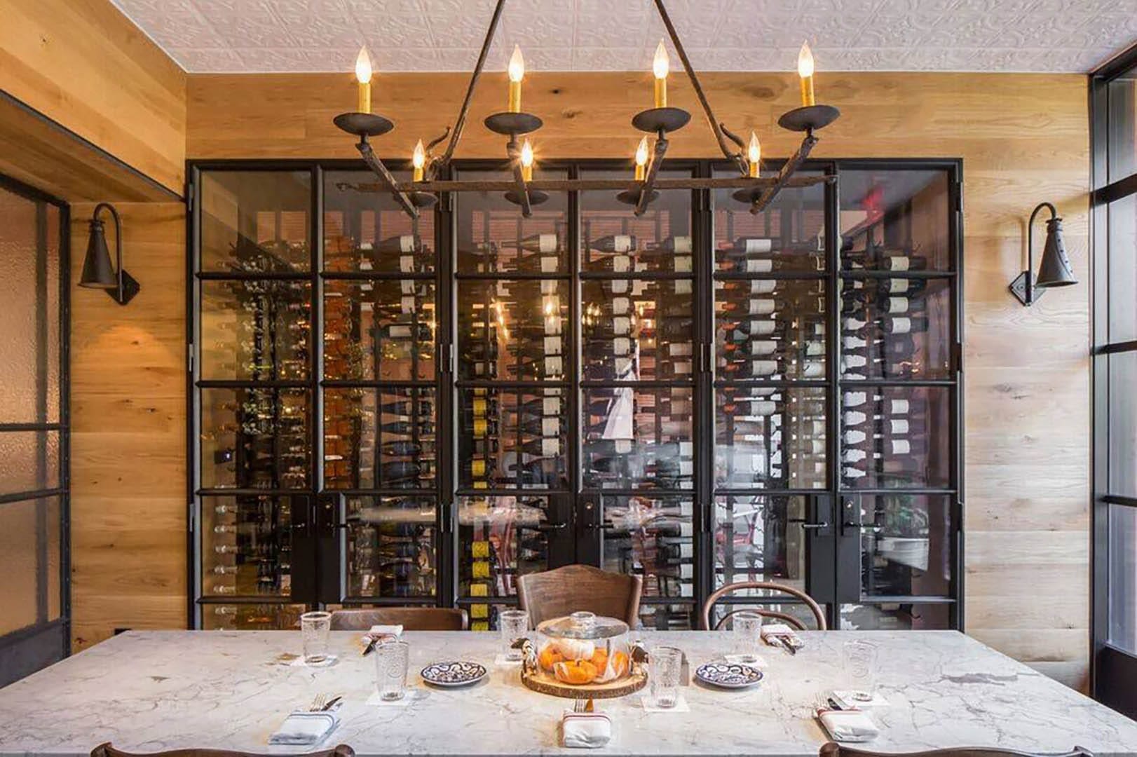 Rehme steel windows in a beautifully appointed interior