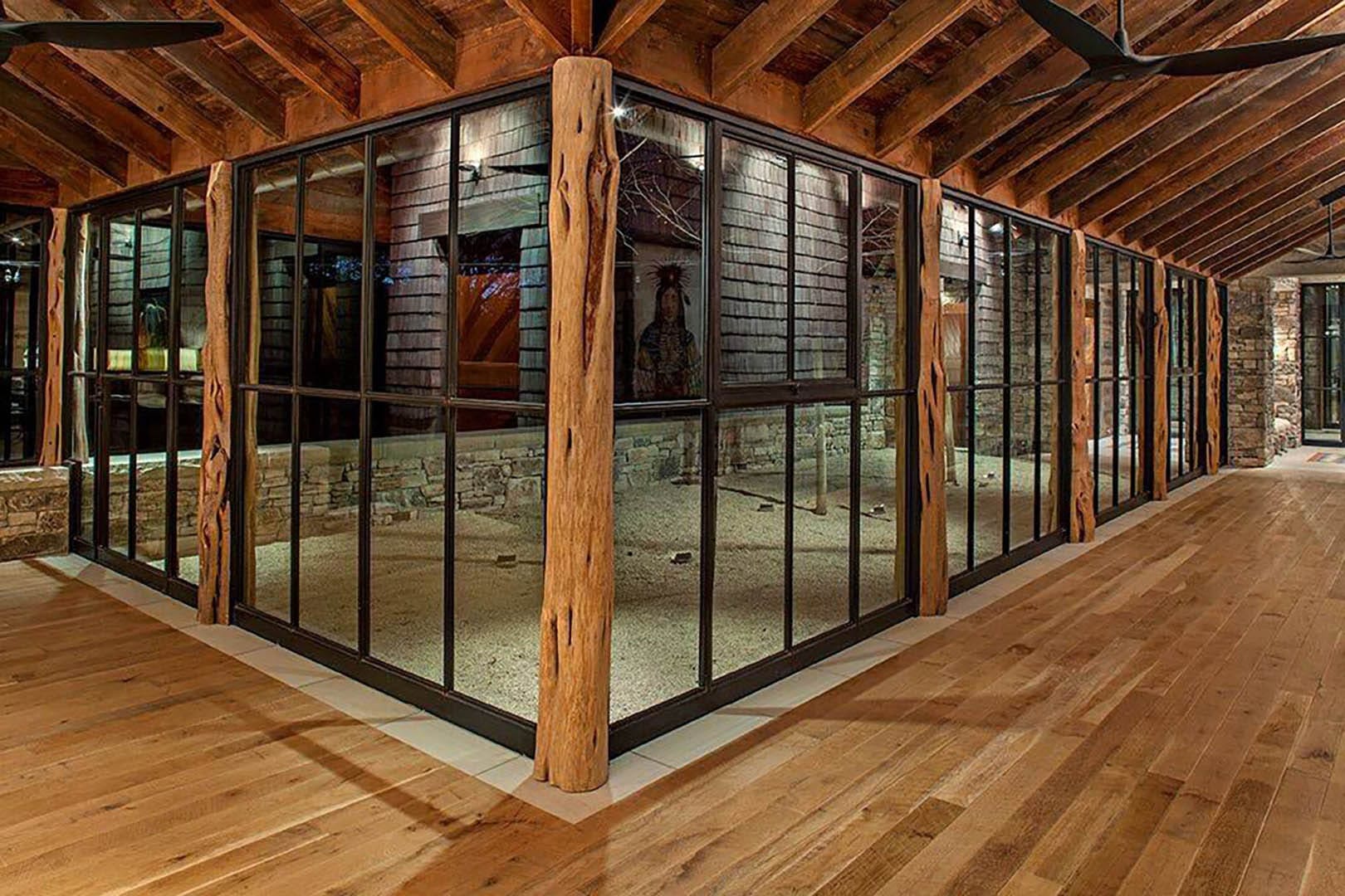 Rehme custom steel windows and doors exterior view