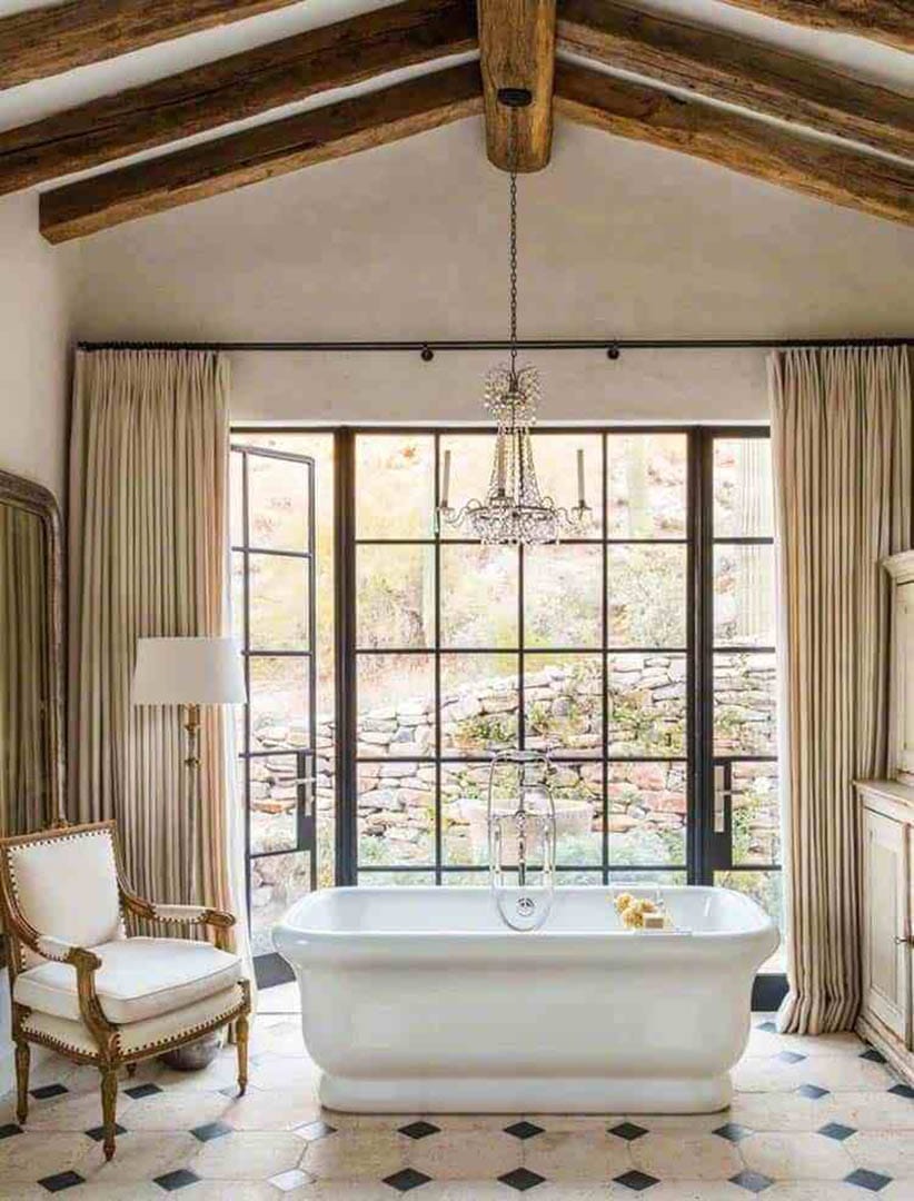 Rehme custom steel windows in an upscale home