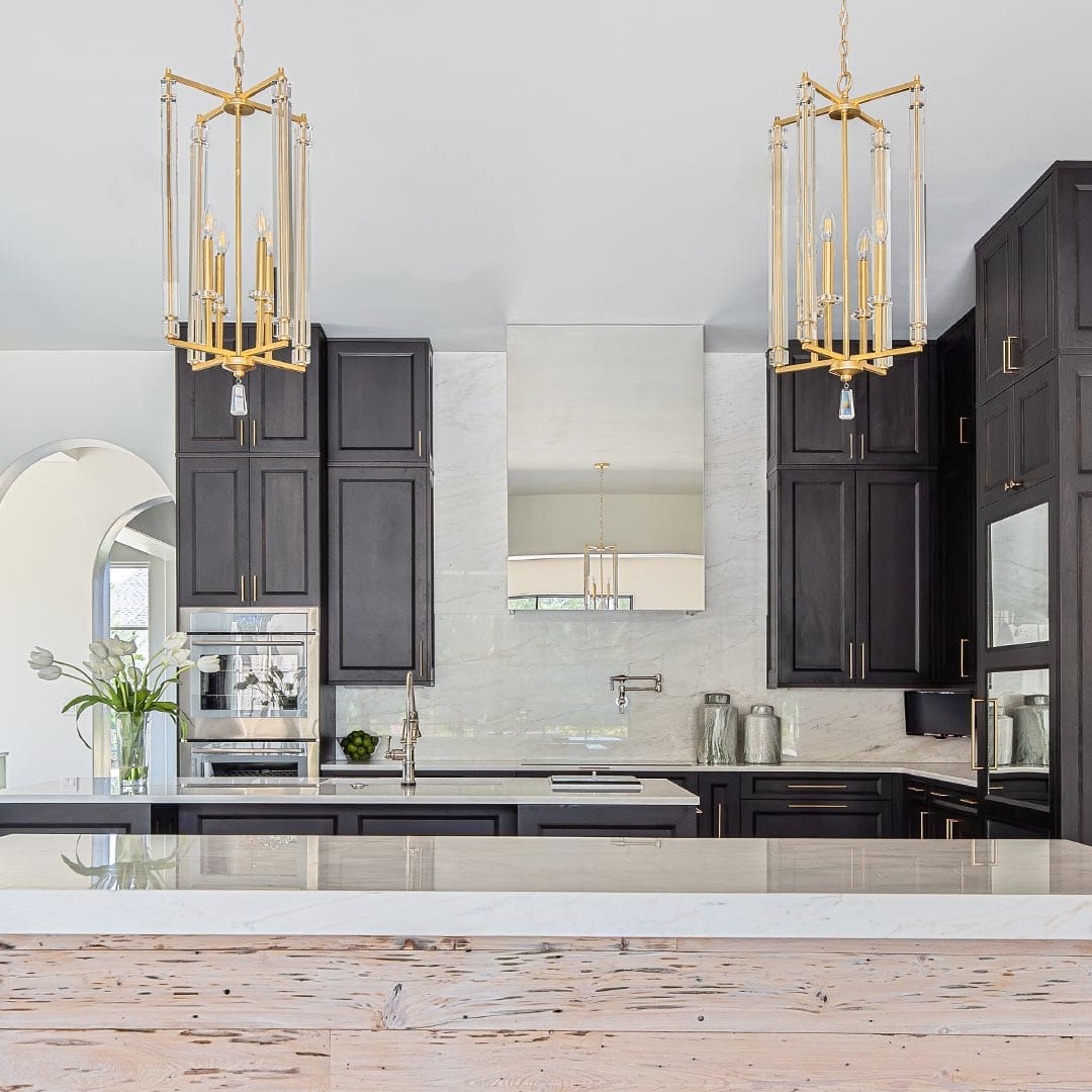 Designer kitchen with premium finishes by The Cottage