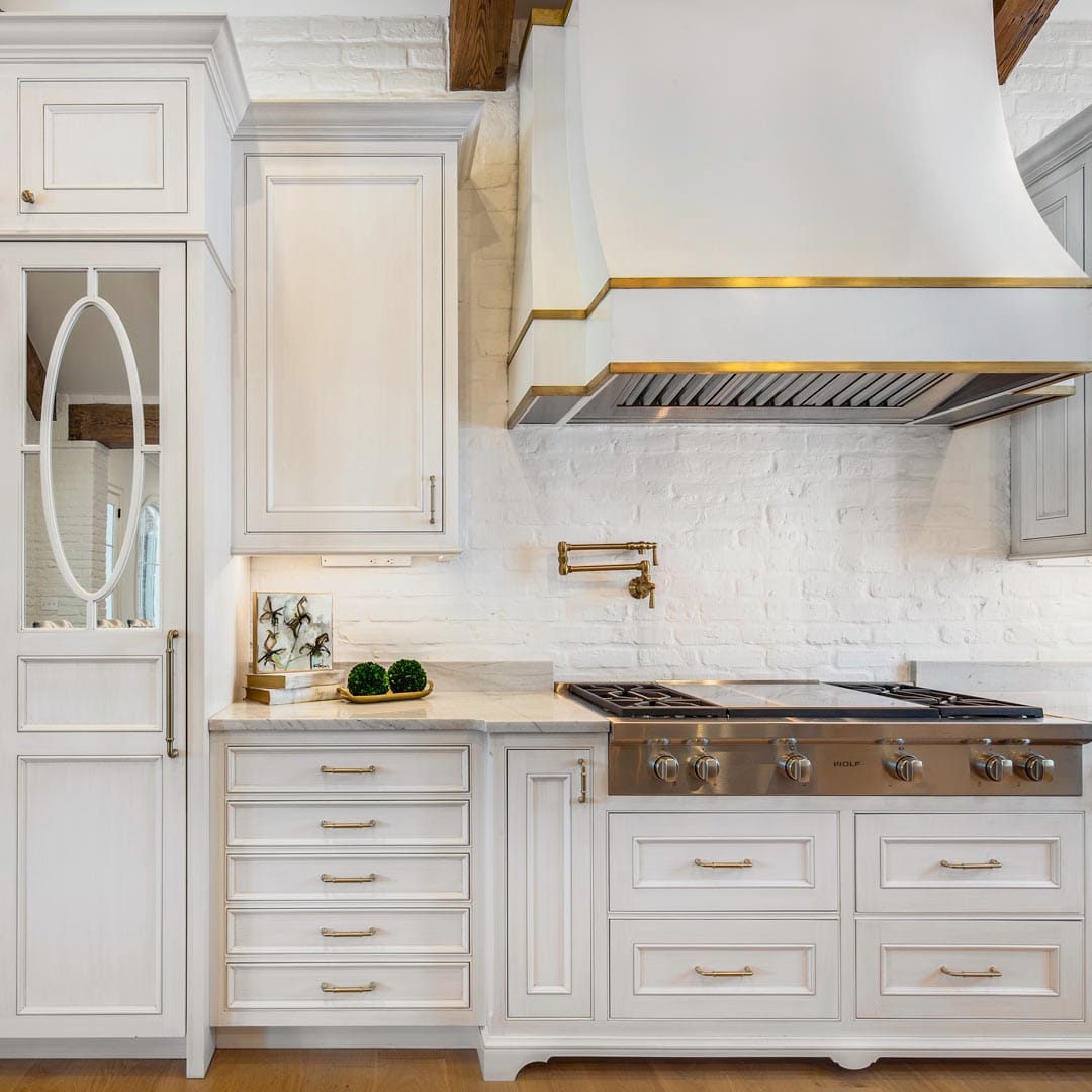 High-end kitchen design by The Cottage Shreveport Louisiana