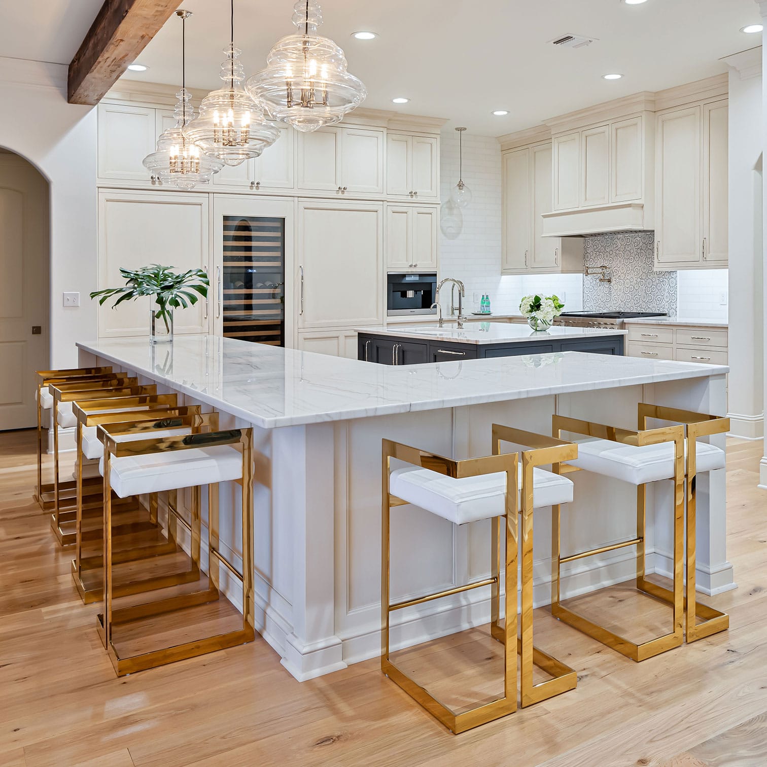 Cormier kitchen project by The Cottage with luxurious custom design